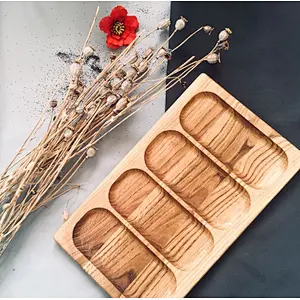 Wooden plate for food 2020