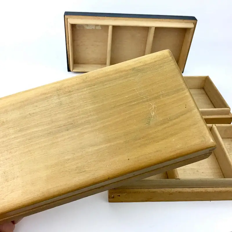 Wood Boxes with Compartments, Organizer Wood Boxes