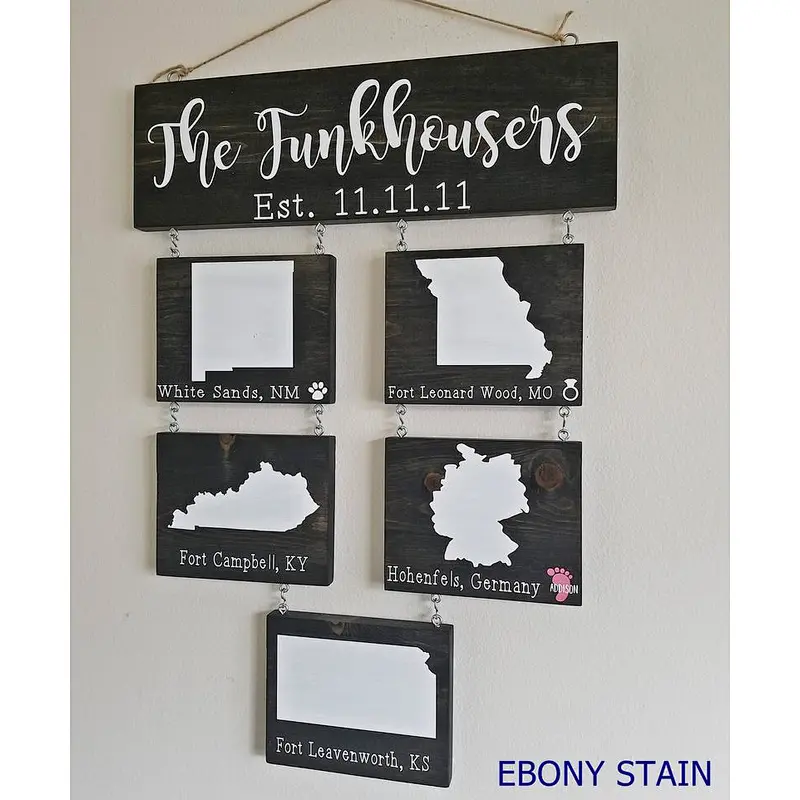 Rustic wood sign customize sign in wood wood sign home decor