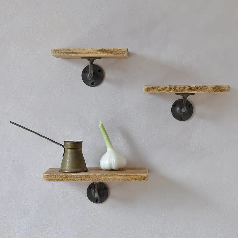 Wood wall shelves shelf wall floating  shelves wall corner