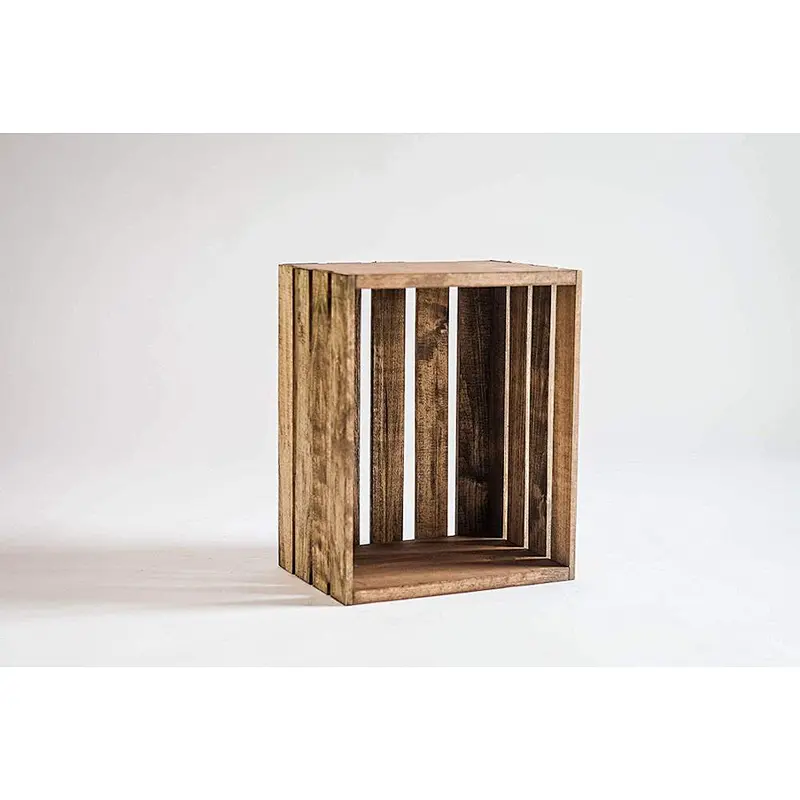Rustic Wood Crate storage wooden crates for fruits and vegetables