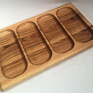 Wooden plate for food 2020