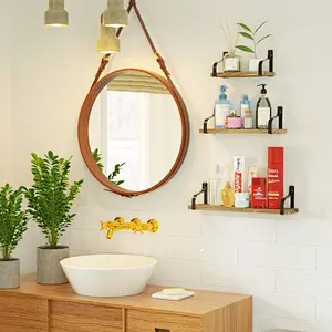 Floating Shelves Wall Mounted Set of 3