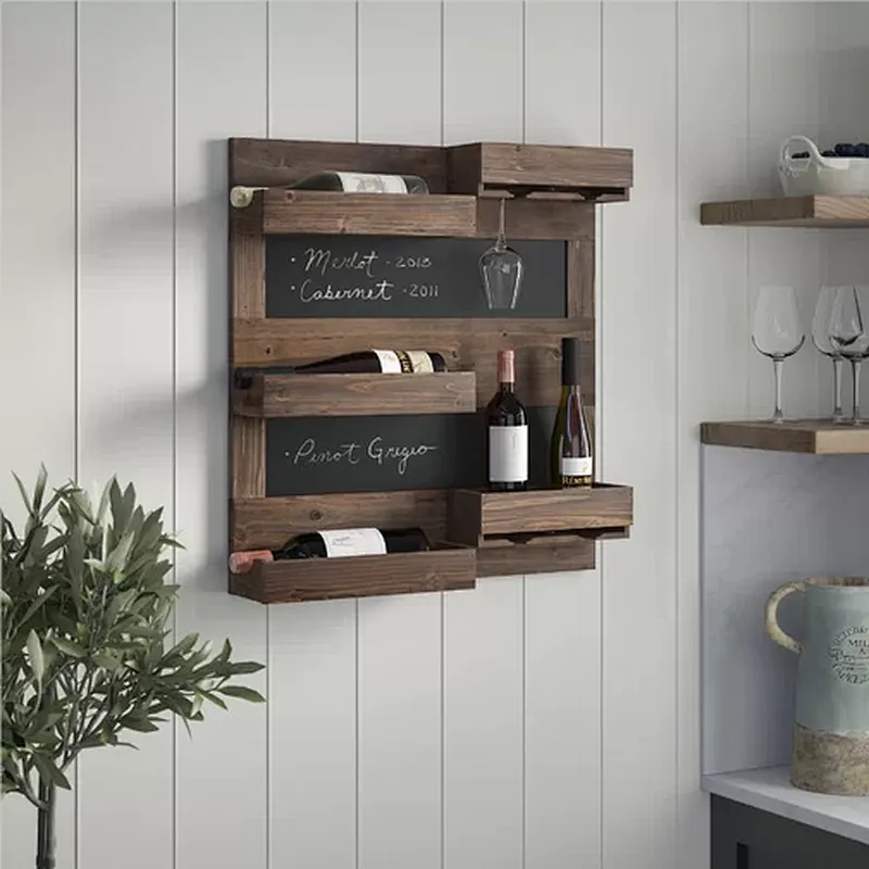 wall mounted winewine rack custom wine rack 5 Bottle Wall Mounted Wine Rack