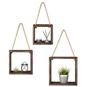 Shelf mount wall bracket wood decorative  wood shelf for wall