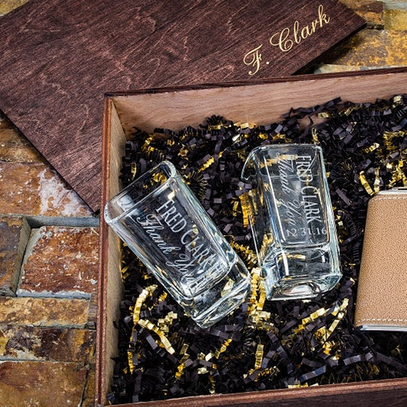 Groomsmen Gift Box, Keepsake Box, Personalized Cigar Box