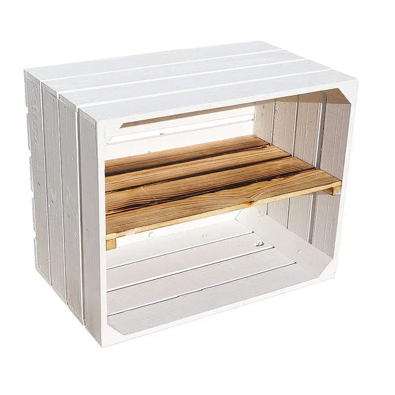 Rustic wooden storage crates wood french crate vintage for vegetables