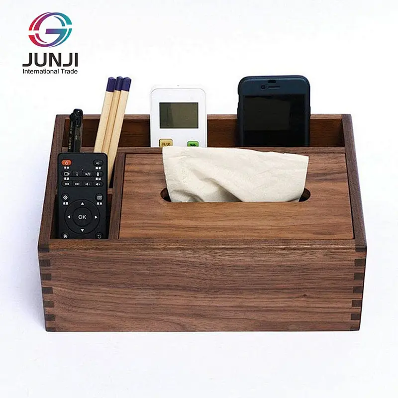 Handmade wooden box jewelry organizer wood storage box wooden tissue box