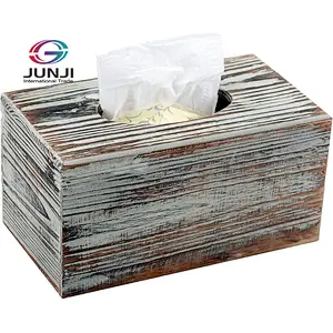 Handmade wooden box wooden tissue box holders decoration wooden box