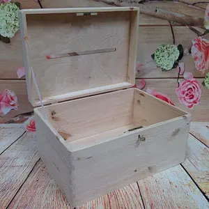 Rustic retro wooden mailbox storage box