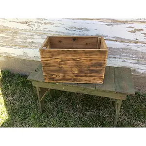 Storage Box~Handmade Wood Crate~ Crate advertising crate, garden,wooden boxes