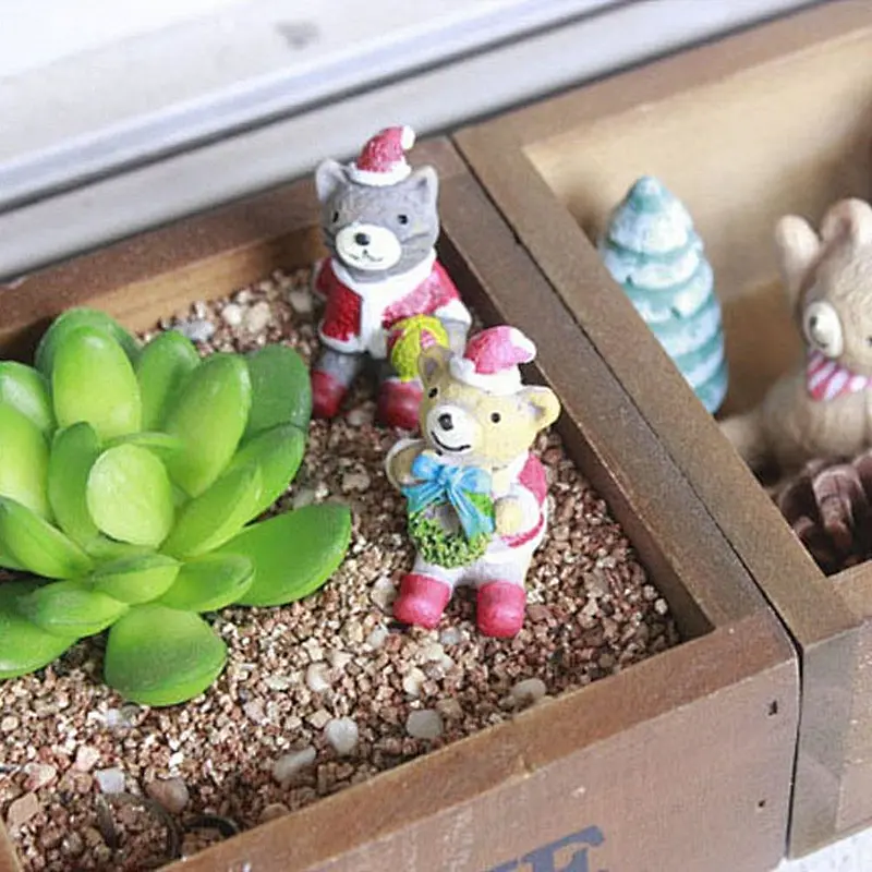 Wooden Succulents Flowerpot Box ,rustic,solid wood box
