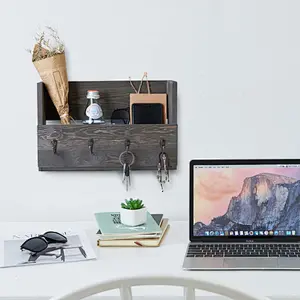 Rustic shelf mount wall bracket wood decorative corner wall mount shelf wooden wall mount shelf