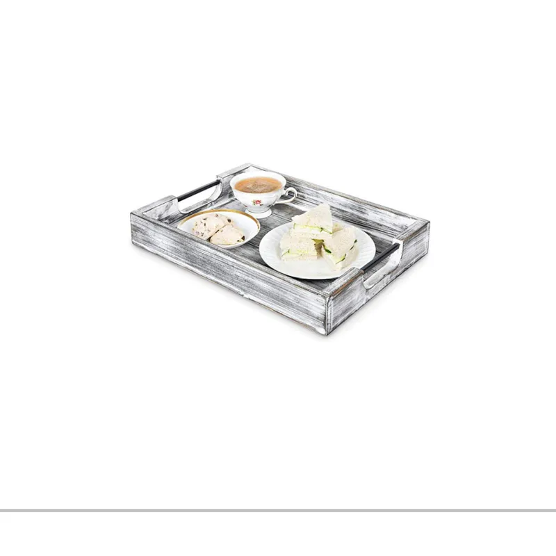 Wooden serving tray  wooden trya table