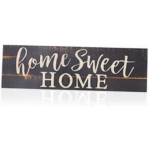 Valentine's day decoration, home sweet home wooden signage door decoration