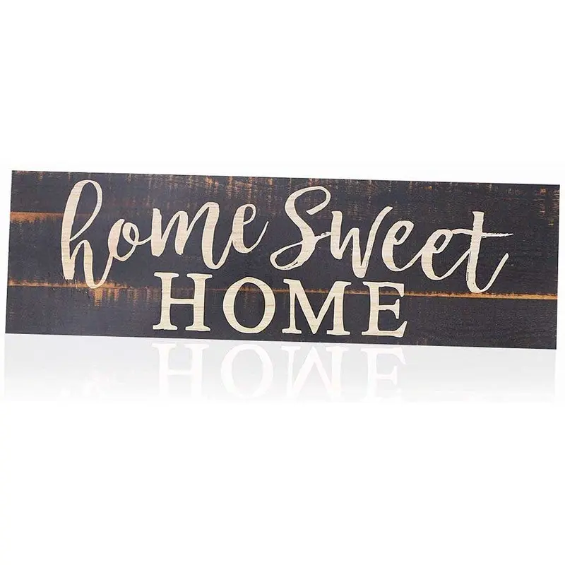 Valentine's day decoration, home sweet home wooden signage door decoration