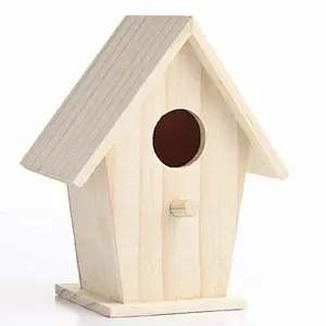 Unfinished Wooden Birdhouses for Crafting  Creating and Decorating Birdhouse