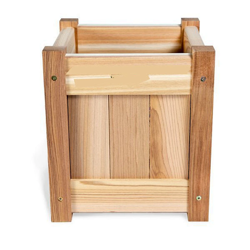 All Things Cedar Planter rustic customized home handmade   Wooden Flower Planter fruit and vegetable tool  wooden  Box