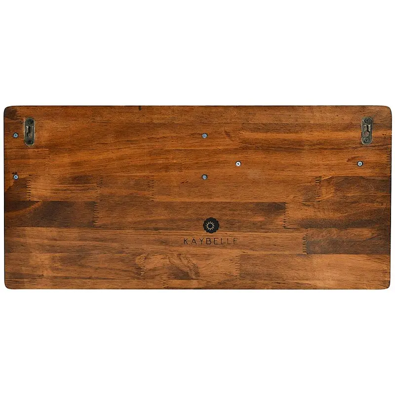 Wall Mounted Coat Rack Shelf Entryway Organizer with Key Hook and Mail Slot - Rustic Farmhouse Decor Solid Pine Wood