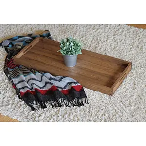 Serving Wooden Tray Rustic Home Decor Christmas Gift Wooden Tray Table Storage Tray Wooden Tray With Handle Wooden Decorated Tra