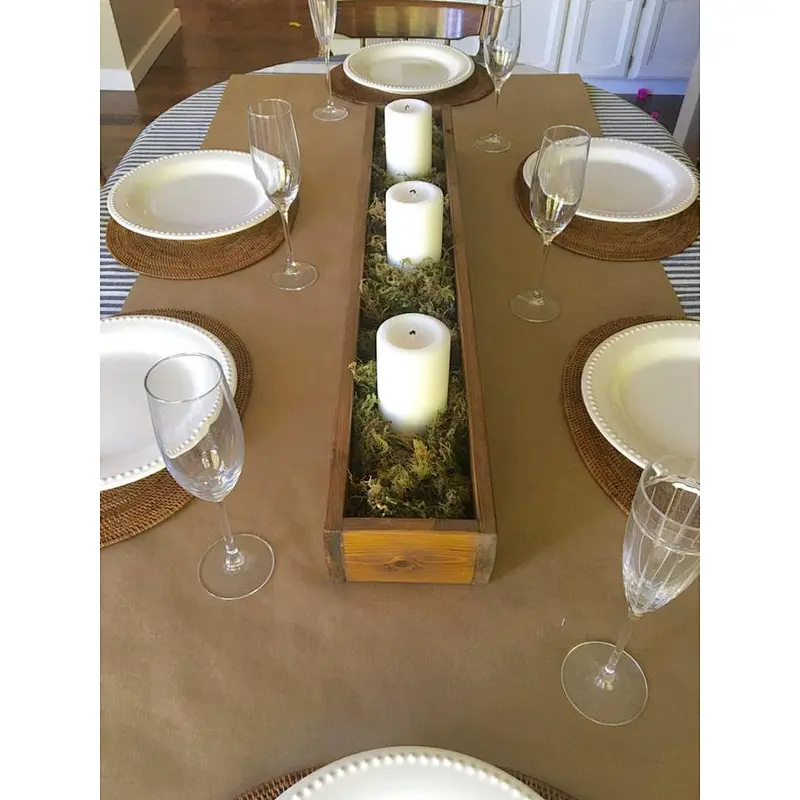 Rustic vintage boutique home decoration personalized customized flower pots planters   wooden small Wooden  tray Centerpiece Box