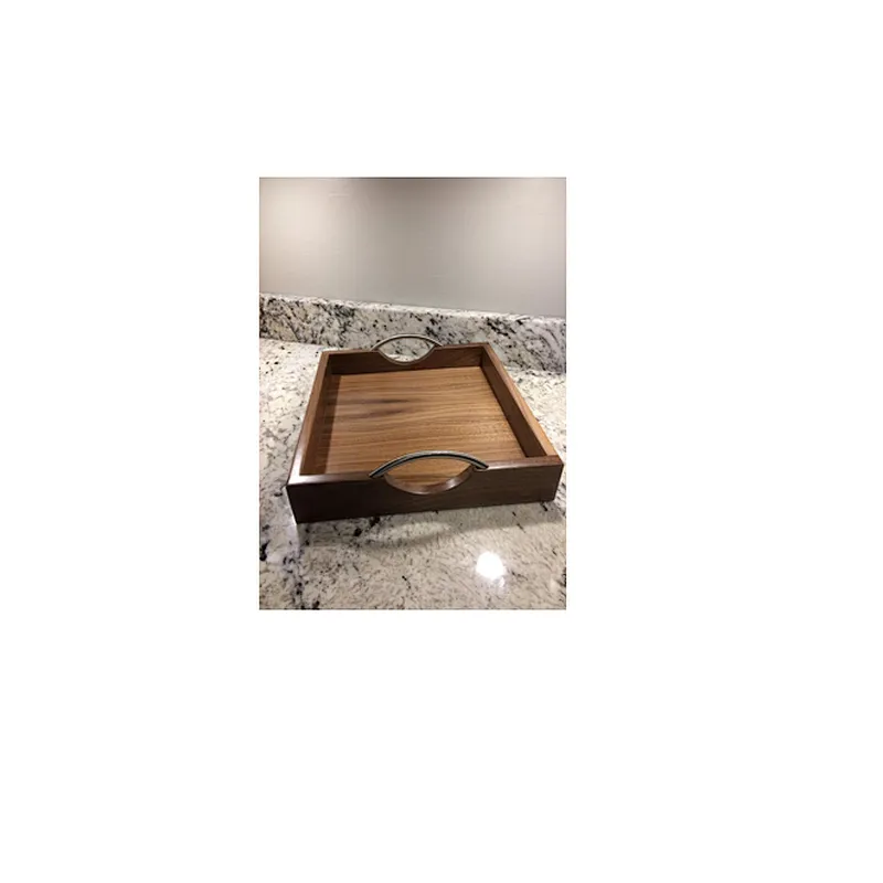 Wooden serving tray wooden tray for food