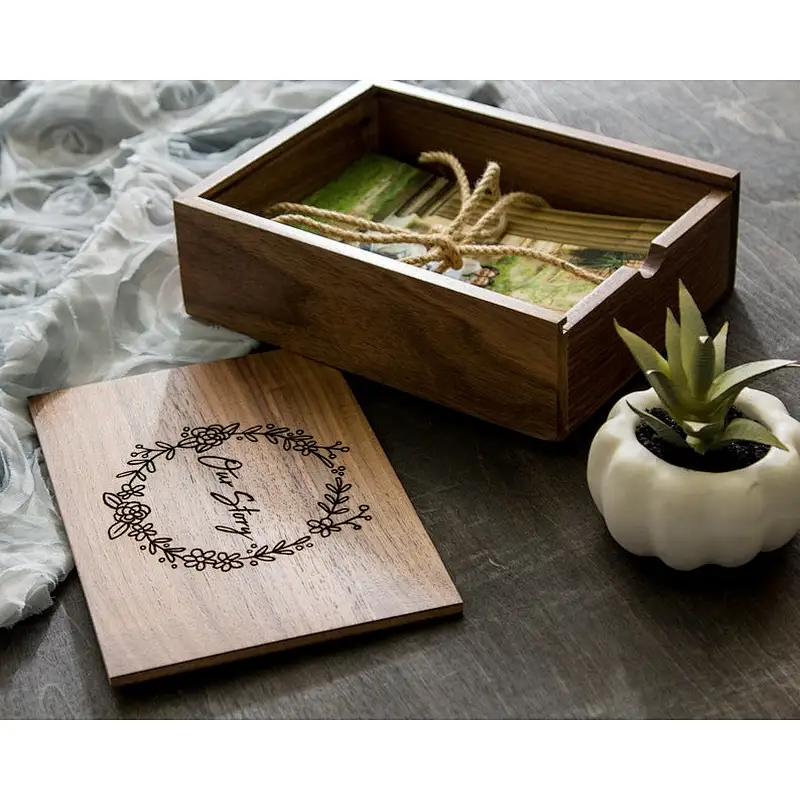 Wood Memory Box for 4x6