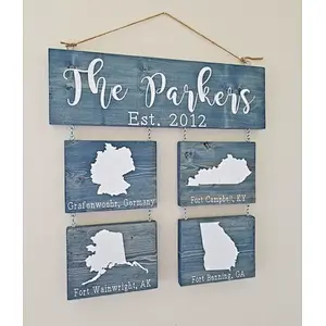 Rustic wood sign customize sign in wood wood sign home decor