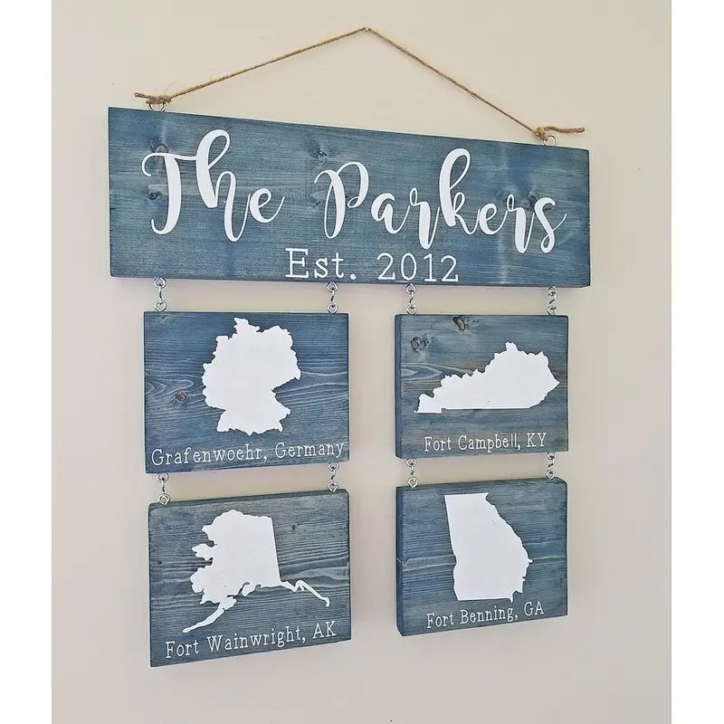 Rustic wood sign customize sign in wood wood sign home decor