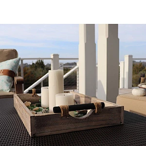 Coffee Table Tray Wooden Trays For Decoration Wooden Serving Trays Wood Dinner Plate Tray Bread Wooden Tray With Handle