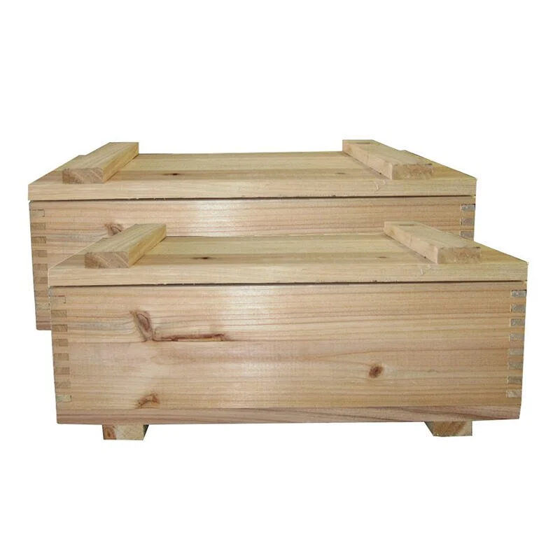 Personalised display  gift unfinished handwork rustic home decoration   wooden christmas box.