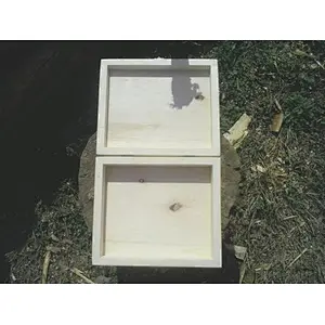 Big unfinished Wood Box/Treasure chest / Unpainted/keepsakebox 2020