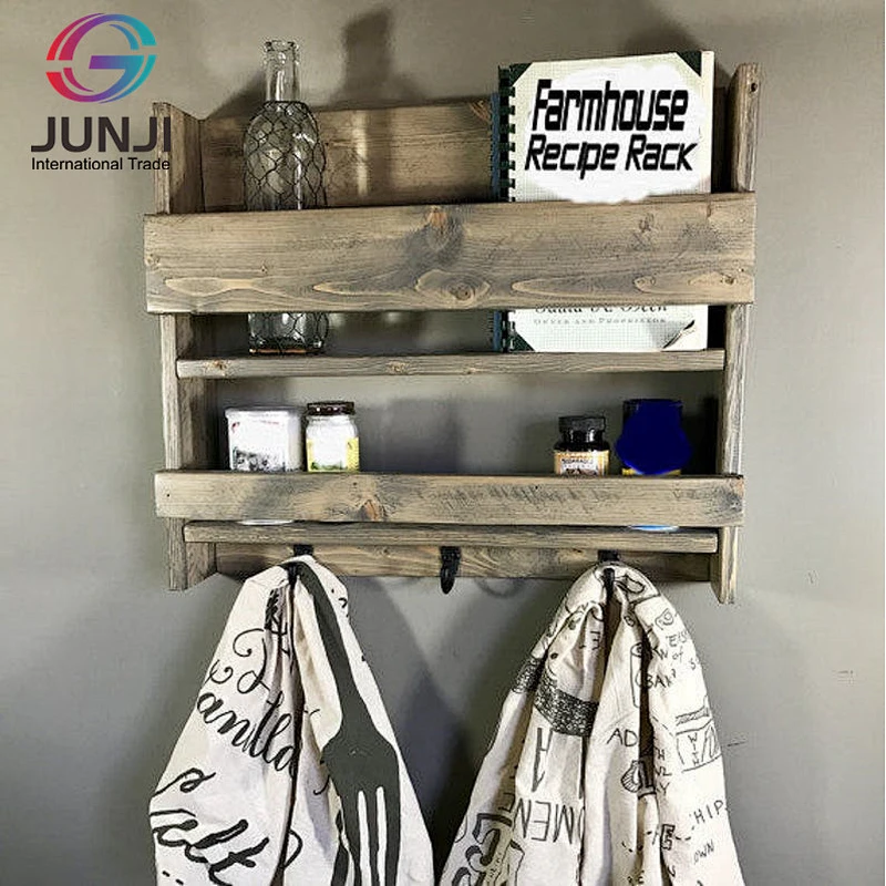 Rustic wood floating wall shelves wood shelves for the kitchen wall shelf for wall