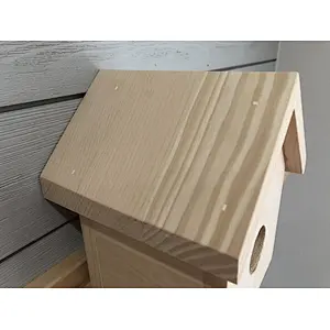 Primitive Country Condo Birdhouse, Handmade Birdhouse Rustic Birdhouse Garden Decore Bird House.