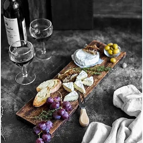 Cheese board, Wooden serving board, Wooden serving tray