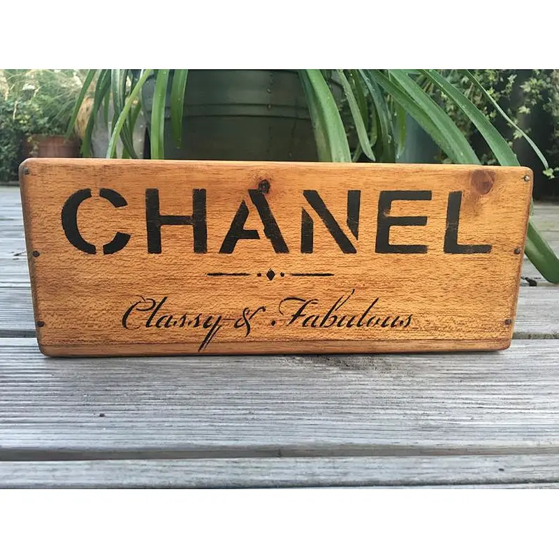 Vintage  Wooden Handcrafted Rustic Storage Box wooden Handcrafted Rustic gift box Wood crate box
