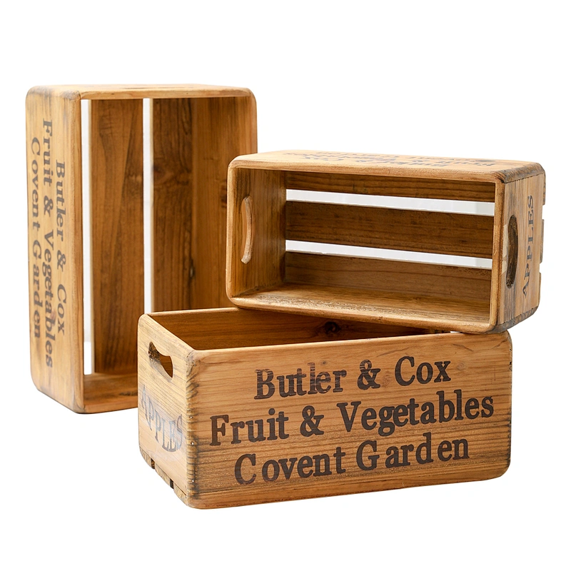 Wood Crate/Wood Boxes Rustic Farmhouse Style