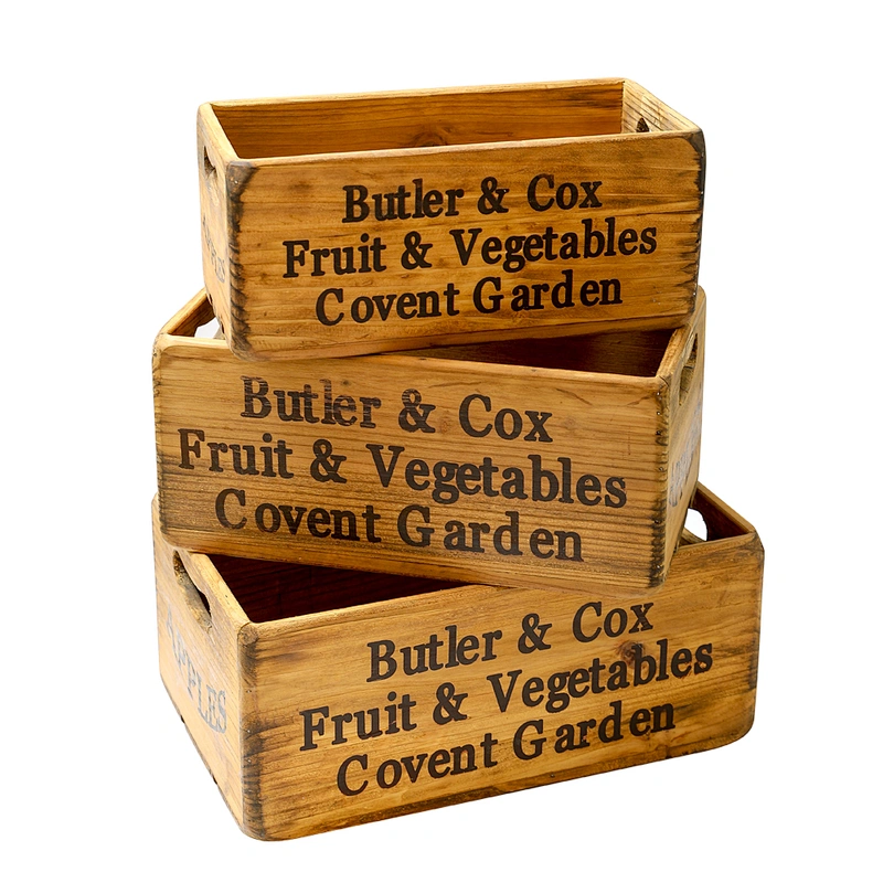 Wood Crate/Wood Boxes Rustic Farmhouse Style