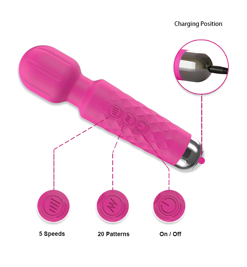 Oreadex Portable Wand Vibration Massager