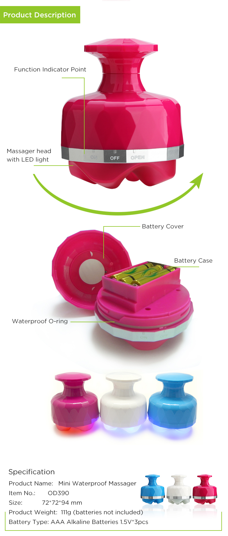 mini vibrating massager