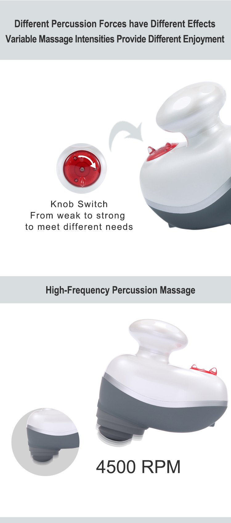 deep tissue sports massager