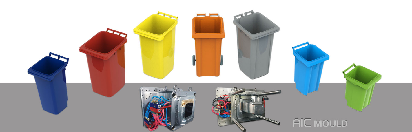 plastic injection dustbin mould