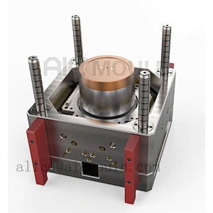 round paint pail mould