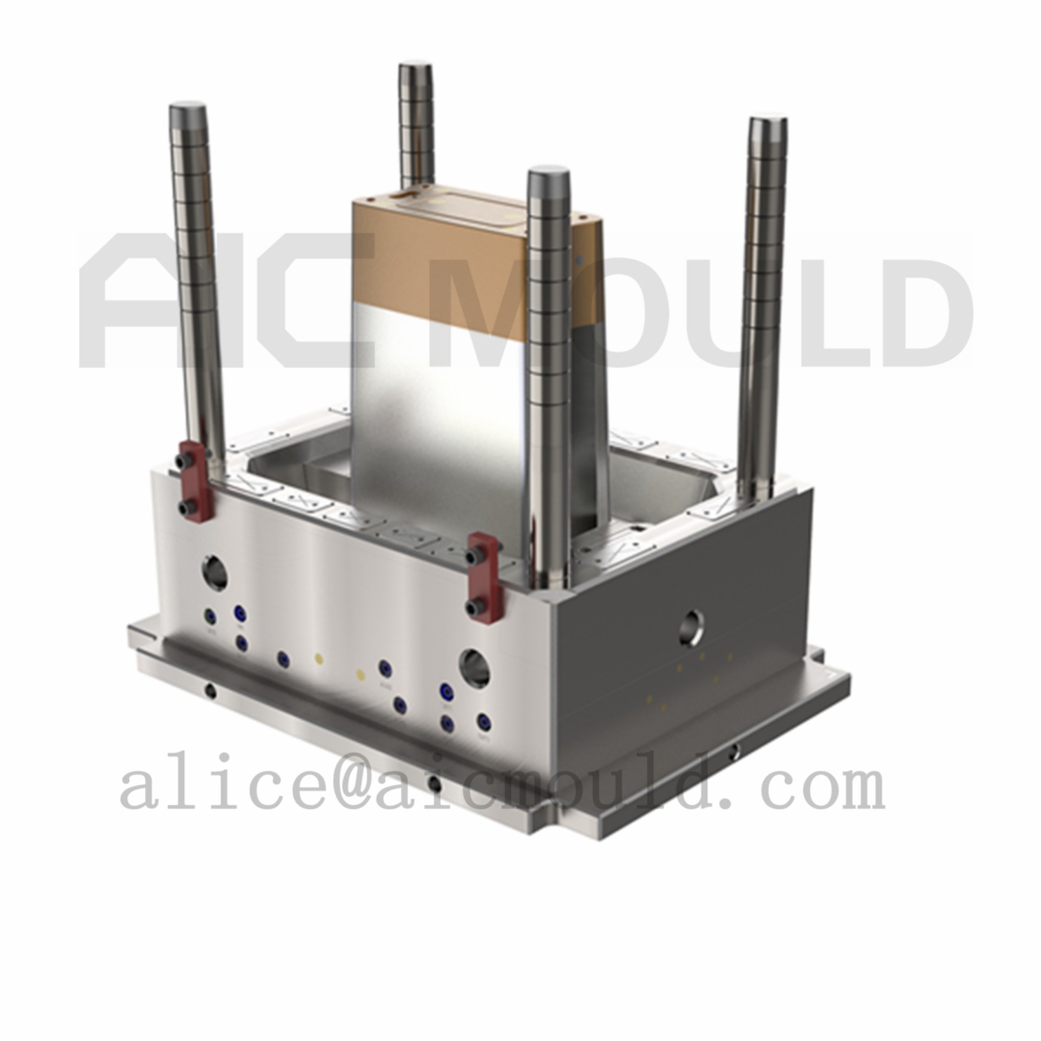 60L trash bin mould