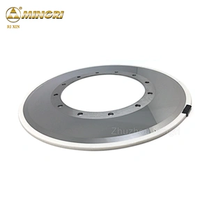 yg6x tungsten carbide circular blade round knives for cutting fiber cement roof