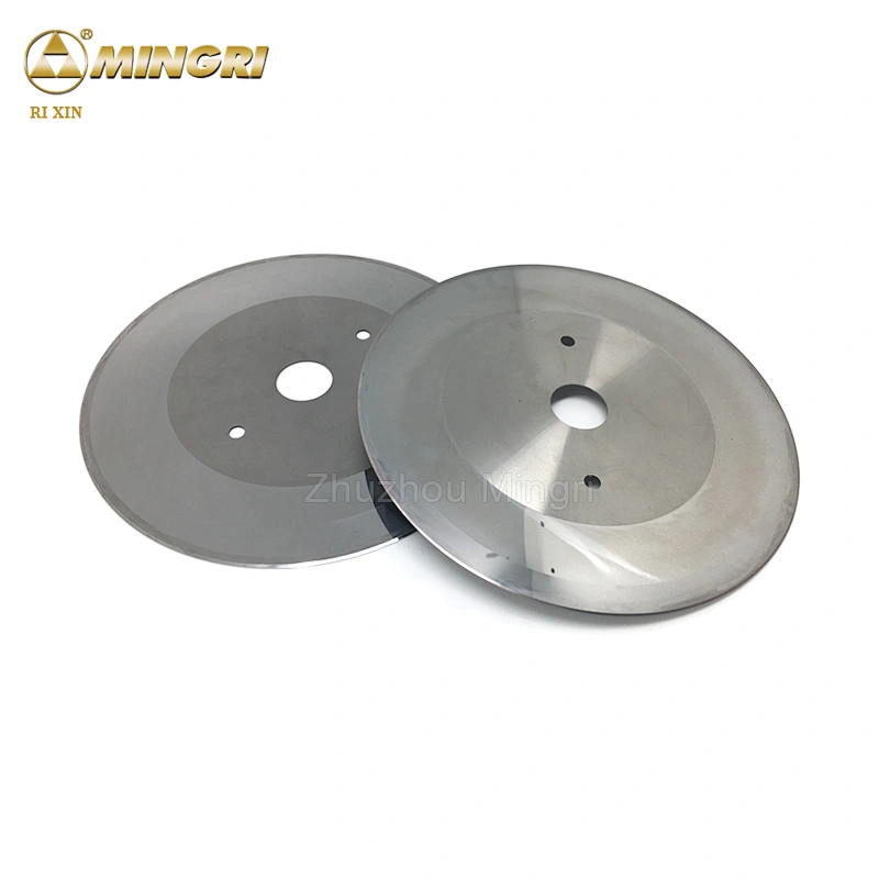 OD240 * ID32 * T1.2 with 2 holes BHS machine corrugated board tungsten carbide slitter
