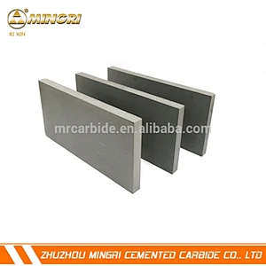 High bending Blanks tungsten cemented carbide plate for making plastic knives
