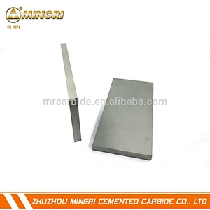 High bending Blanks tungsten cemented carbide plate for making plastic knives