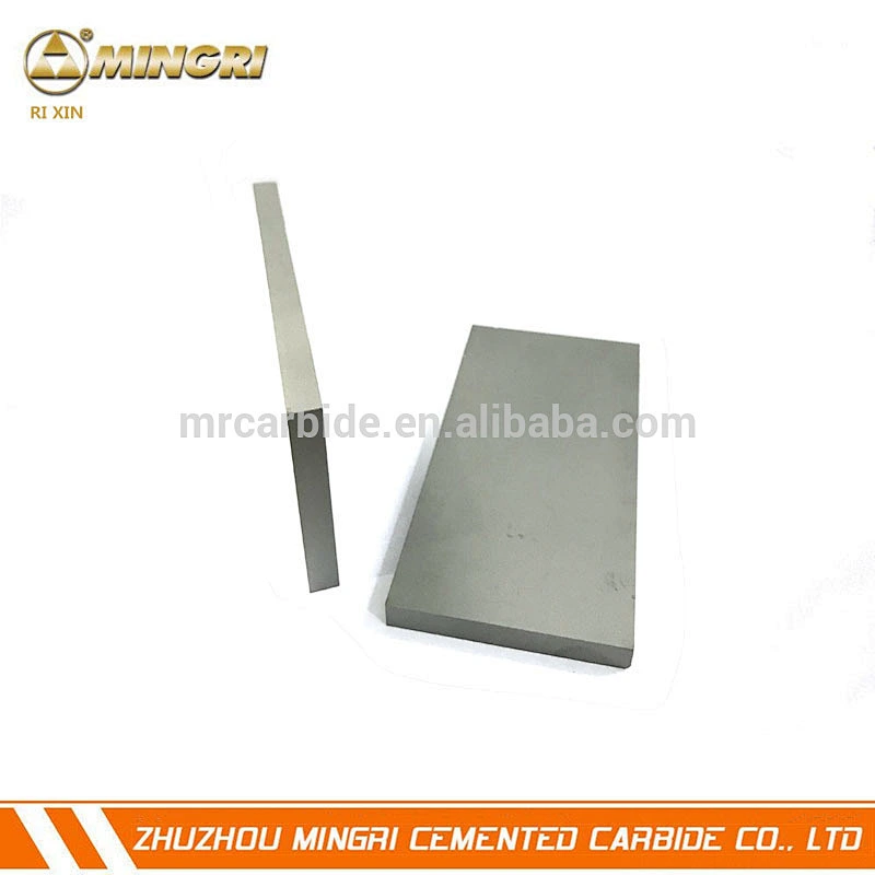 High bending Blanks tungsten cemented carbide plate for making plastic knives