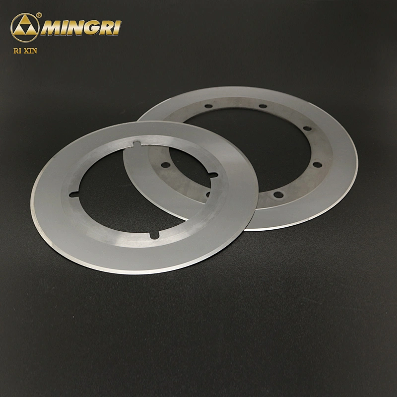 Paper making industry corrugated paper cutting razor knife tungsten carbide slitter blade